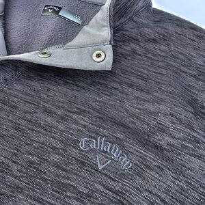 Callaway Gray Quarter-Zip Pullover